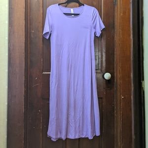 Lavender midi dress